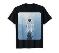 J'aime Jésus Qui Marche sur l'eau T-Shirt