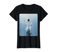 J'aime Jésus Qui Marche sur l'eau T-Shirt Graphique avec Valeur
