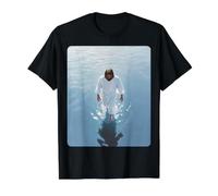 J'aime Jésus Qui Marche sur l'eau T-Shirt Graphique avec Valeur