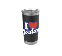 J'aime Jordan Gobelet isotherme en acier inoxydable double paroi