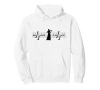 J'aime Jouer du Violon EKG Battement Cardiaque Violiniste Sweat à Capuche