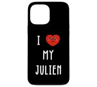 J'aime Julien Nom Drôle Coque pour iPhone 13 Pro Max