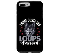 J'aime Juste Les Loups, d'accord- Loup Coque pour iPhone 7 Plus/8 Plus
