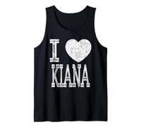 J'aime Kiana Valentine, petite amie, fille, fille, cœur, épouse Débardeur
