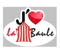 j'aime la Baule (5x3.7cm) - Sticker/autocollant