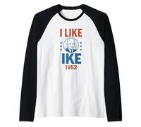 J'aime la Campagne présidentielle rétro d'Eisenhower de 1952 d'Ike Manche Raglan
