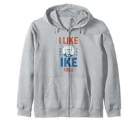 J'aime la Campagne présidentielle rétro d'Eisenhower de 1952 d'Ike Sweat à Capuche