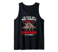 J'aime La Chasse et l'apero Passion de la Chasse de Sanglier Débardeur