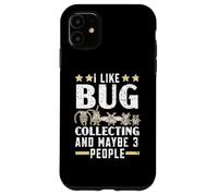 J'aime la Collecte d'insectes et Peut-être 3 Personnes entomologie Coque pour iPhone 11
