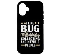 J'aime la Collecte d'insectes et Peut-être 3 Personnes entomologie Coque pour iPhone 16