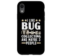 J'aime la Collecte d'insectes et Peut-être 3 Personnes entomologie Coque pour iPhone XR