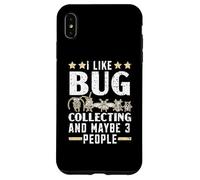 J'aime la Collecte d'insectes et Peut-être 3 Personnes entomologie Coque pour iPhone XS Max