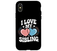 J'aime la connexion sincère entre mes frères et sœurs Coque pour iPhone X/XS