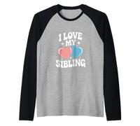 J'aime la connexion sincère entre mes frères et sœurs Manche Raglan