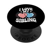 J'aime la connexion sincère entre mes frères et sœurs PopSockets PopGrip Adhésif