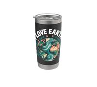 J'aime la conservation de la nature de la planète Terre Gobelet isotherme en acier inoxydable double paroi
