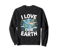 J'aime la Conservation de la Nature de Notre planète Sweatshirt