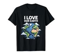 J'aime la Conservation de la Nature de Notre planète T-Shirt Graphique avec Valeur