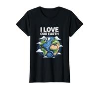 J'aime la Conservation de la Nature de Notre planète T-Shirt Graphique avec Valeur