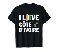 J'aime la Côte D'Ivoire Abidjan Pays T-Shirt