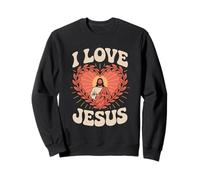 J'aime la dévotion chrétienne du cœur de Jésus Sweatshirt