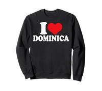 J'aime la Dominique | Heart Dominica Pride Sweatshirt