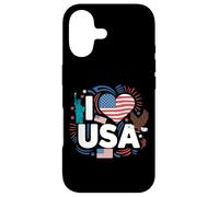 J'aime la fierté Patriotique des États-Unis Eagle Liberty Coque pour iPhone 17