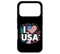 J'aime la fierté Patriotique des États-Unis Eagle Liberty Coque pour iPhone 17 Pro