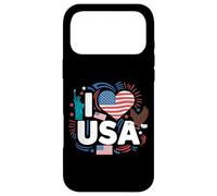 J'aime la fierté Patriotique des États-Unis Eagle Liberty Coque pour iPhone 17 Pro Max