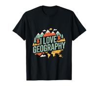 J'aime la géographie, L'Aventure et Les Montagnes T-Shirt