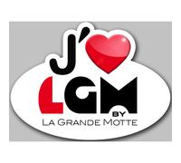 J'aime La Grande-Motte (15x11cm) - Sticker/Autocollant