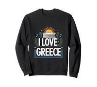 J'aime la Grèce Passionné du Patrimoine Grec Sweatshirt