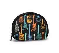 J'aime la Guitare (2) Ours Polaire Famille Porte-Monnaie Portefeuilles Pochette à Langer Porte-clés Funky Fermeture éclair Petits Sacs de Maquillage cosmétiques