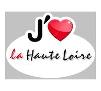 j'aime la Haute-Loire (5x3.7cm) - Sticker