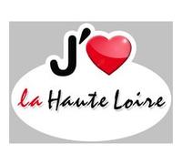 j'aime la Haute-Loire (5x3.7cm) - Sticker/autocollant G