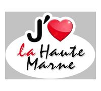 j'aime la Haute Marne (5x3.7cm) - Sticker