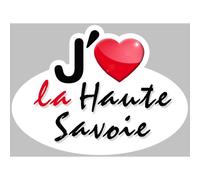 J'aime La Haute-Savoie (15x11cm) - Sticker/Autocollant