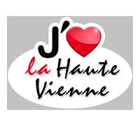 J'aime La Haute-Vienne (15x11cm) - Sticker/Autocollant