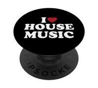 J'aime la house music, j'aime la house PopSockets PopGrip Adhésif
