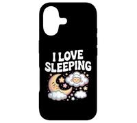 J'aime la Lune endormie, Les Moutons, Les Nuages, Les étoiles Coque pour iPhone 17