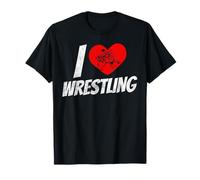 J'aime La Lutte Arts Martiaux Wrestle Hobby Catcheur T-Shirt