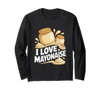 J'aime la mayonnaise, amateur de nourriture drôle Manche Longue