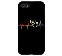 J'aime la médecine vétérinaire - Vet Heartline Veterinary Coque pour iPhone SE (2020) / 7 / 8