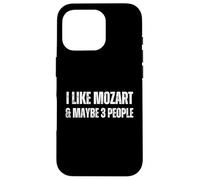 J'aime la Musique Classique drôle de Mozart et Peut-être 3 Personnes Coque pour iPhone 16 Pro