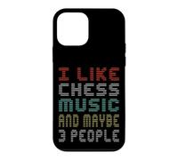 J'aime la Musique d'échecs et Peut-être 3 Musiciens Coque pour iPhone 12 Mini