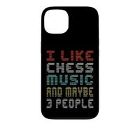 J'aime la Musique d'échecs et Peut-être 3 Musiciens Coque pour iPhone 13