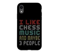 J'aime la Musique d'échecs et Peut-être 3 Musiciens Coque pour iPhone XR