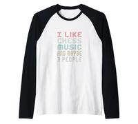 J'aime la Musique d'échecs et Peut-être 3 Musiciens Manche Raglan