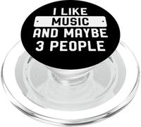 J'aime la Musique et Peut-être 3 Personnes PopSockets PopGrip pour MagSafe