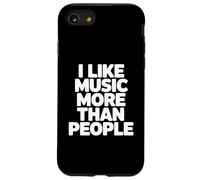 J'aime la Musique Plus Que Les Gens Coque pour iPhone SE (2020) / 7/8